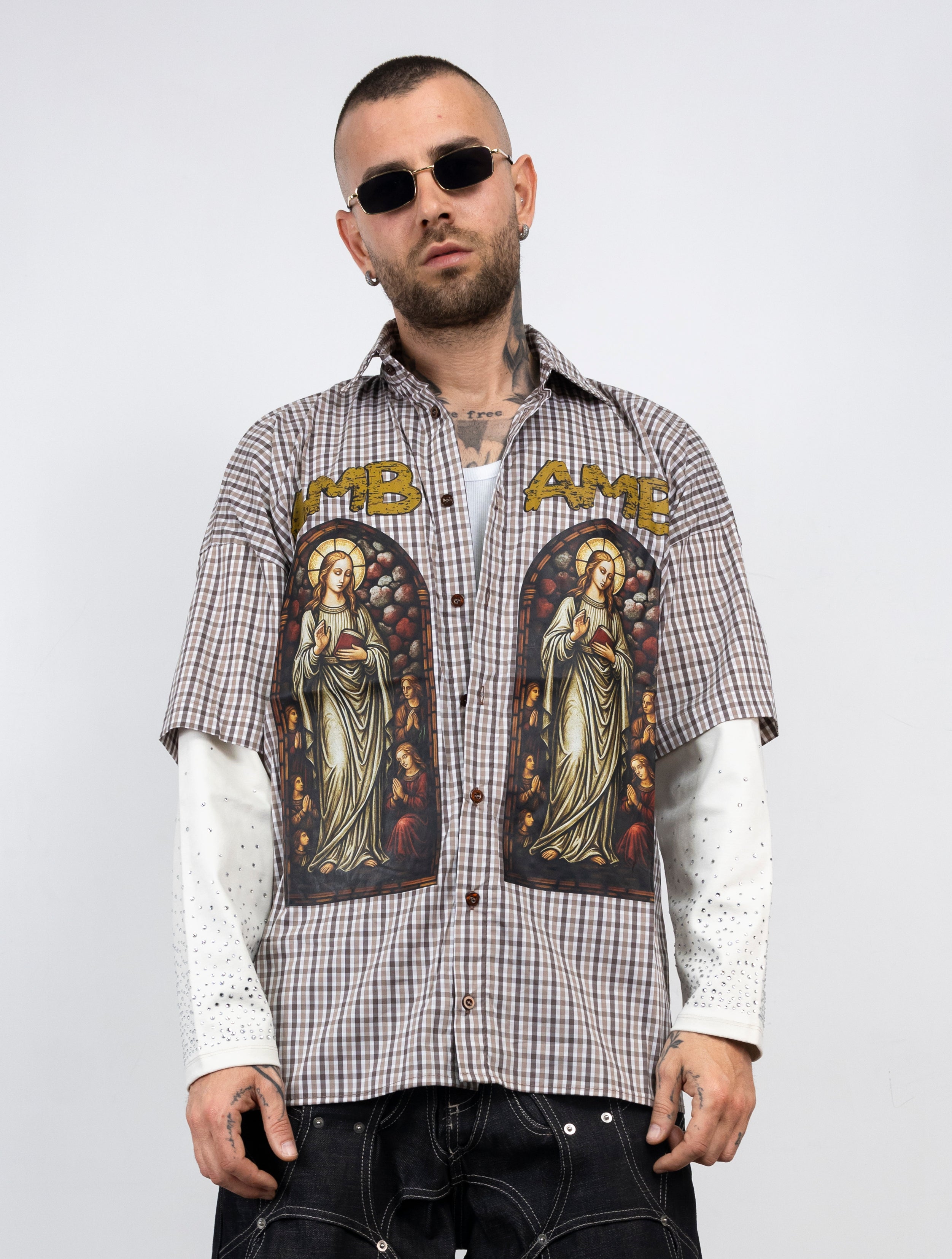Camicia saints print