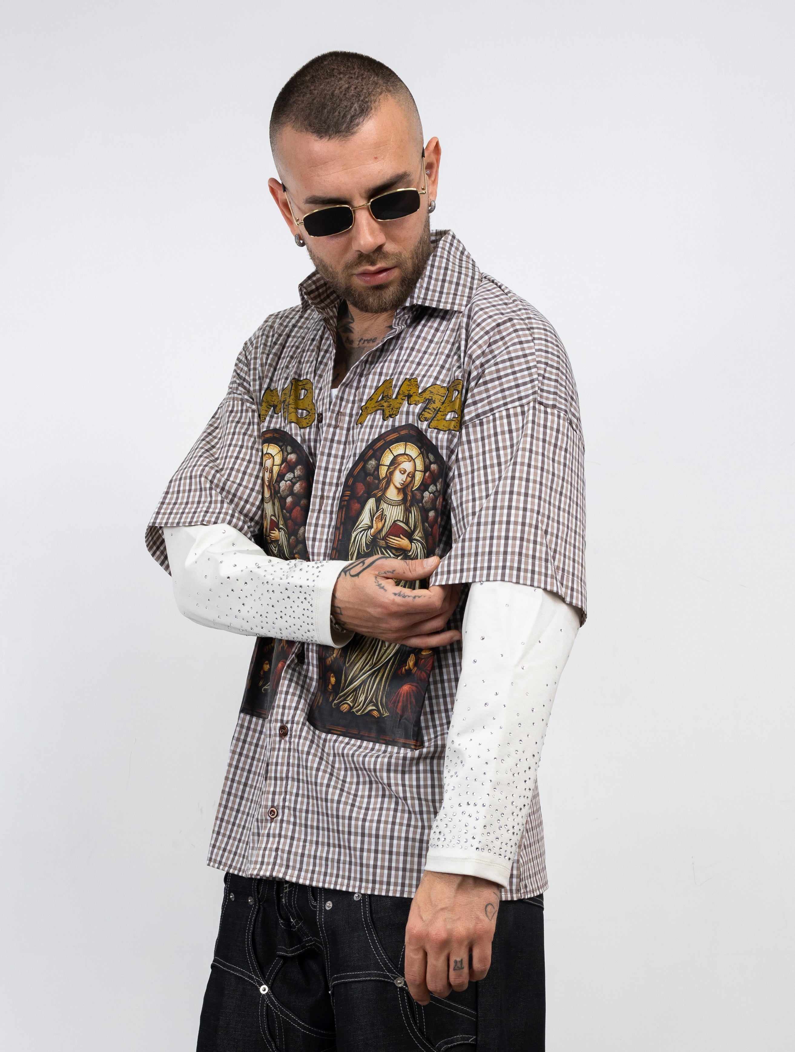 Camicia saints print