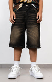 Bermuda Denim marrone Vintage Junior