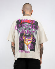 T-shirt over scritte