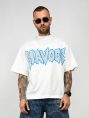 T-shirt Oversize con Maxi Stampa