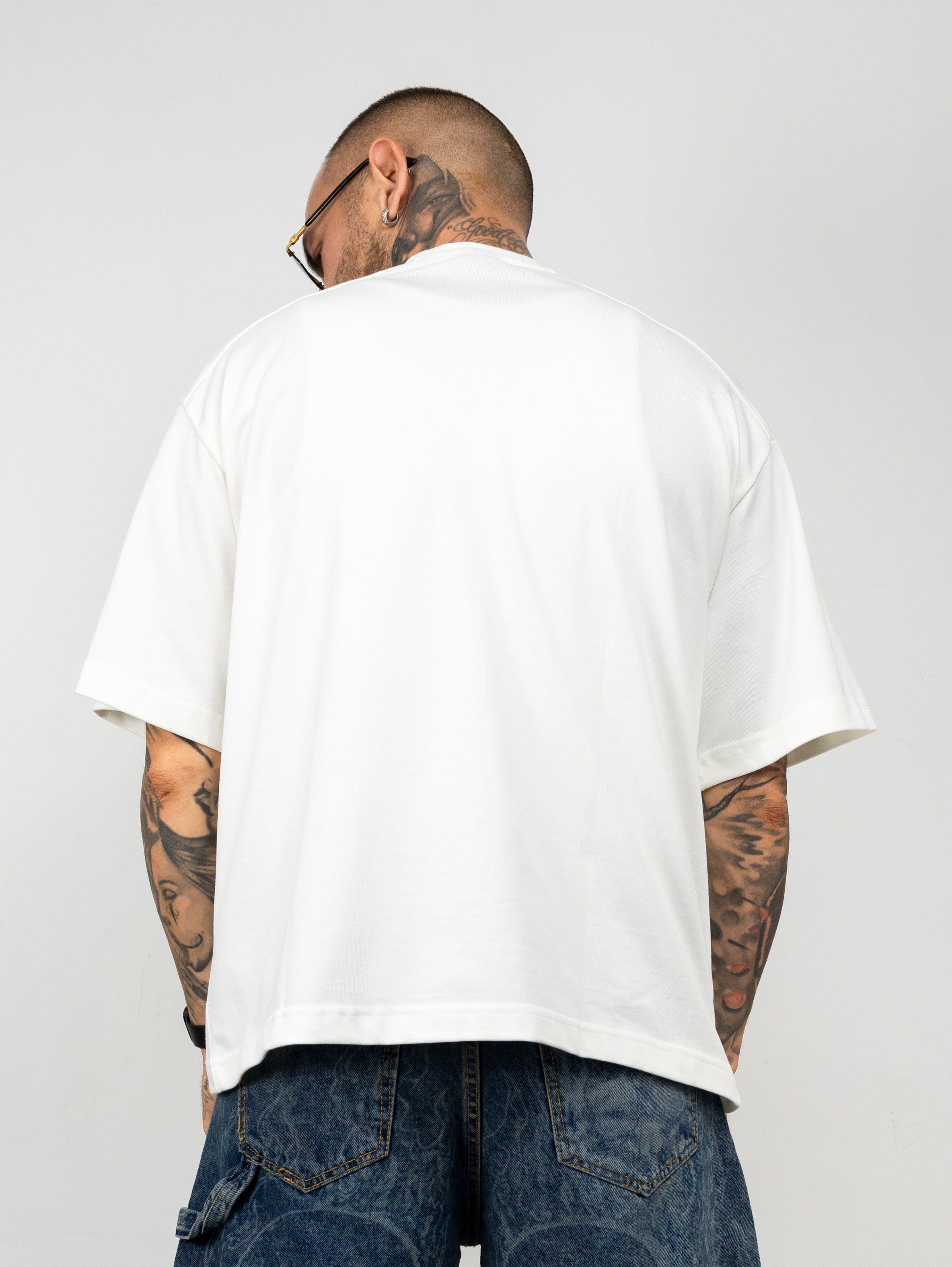 T-shirt Oversize con Maxi Stampa