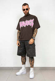T-shirt Oversize con Maxi Stampa