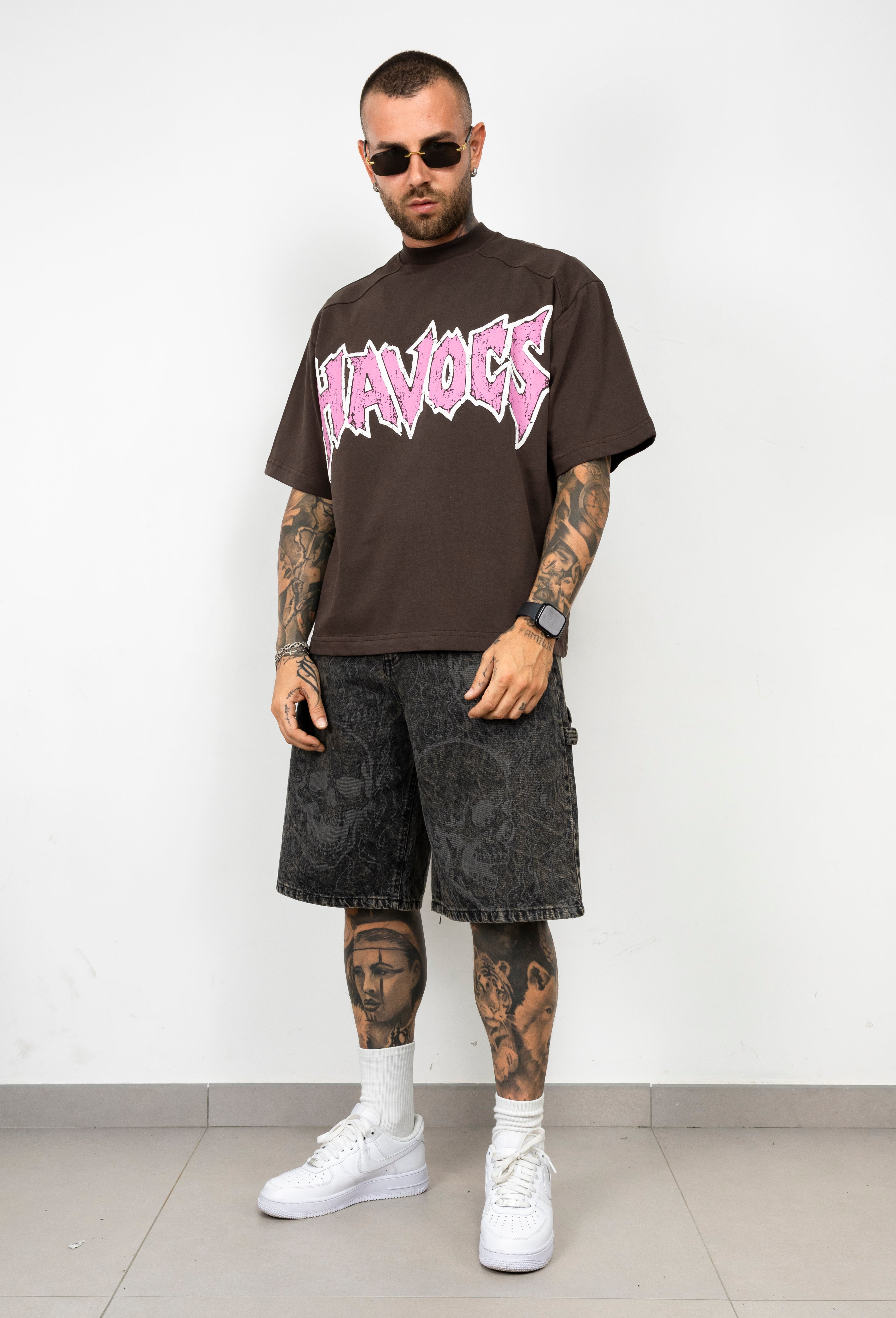 T-shirt Oversize con Maxi Stampa