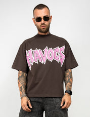 T-shirt Oversize con Maxi Stampa
