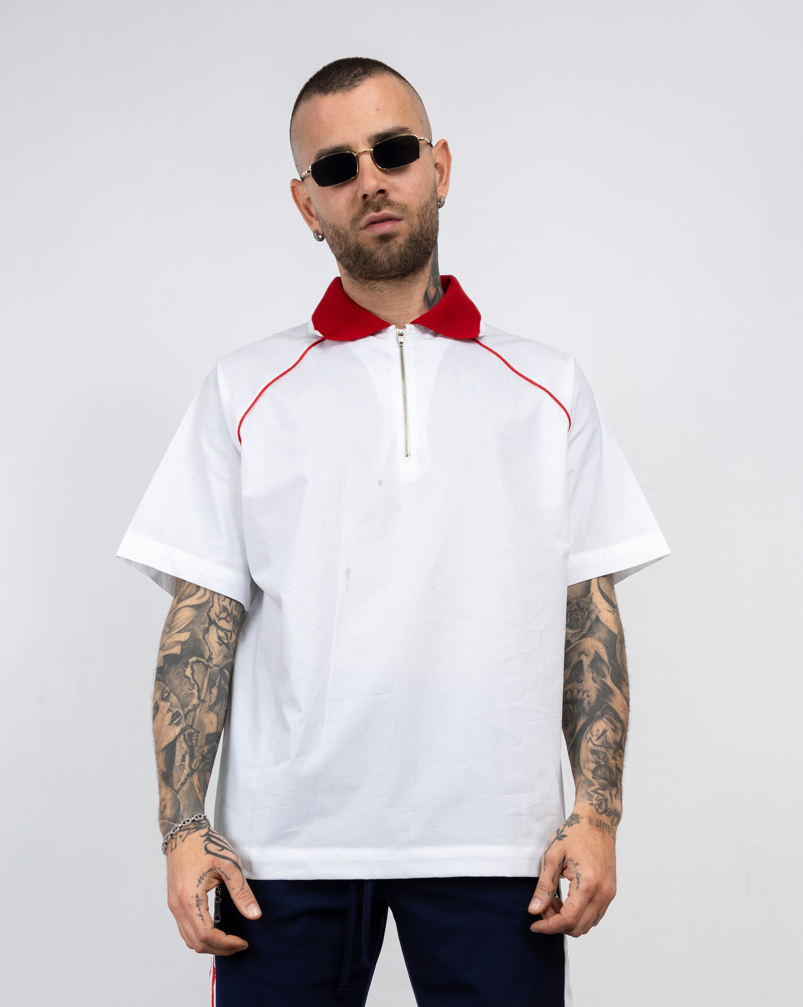 Polo profilo zip