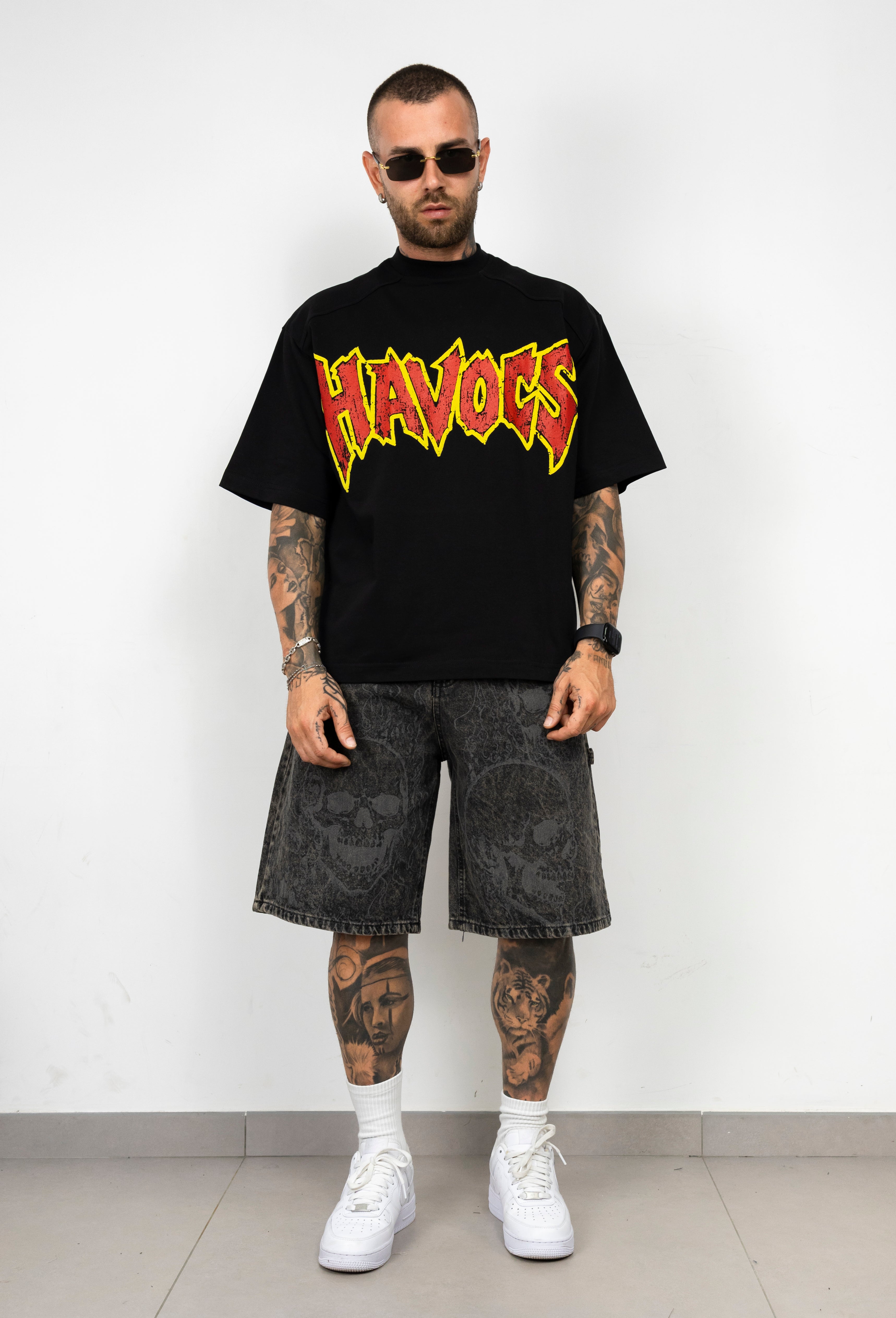 T-shirt Oversize con Maxi Stampa