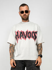 T-shirt Oversize con Maxi Stampa