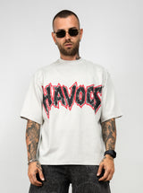 T-shirt Oversize con Maxi Stampa