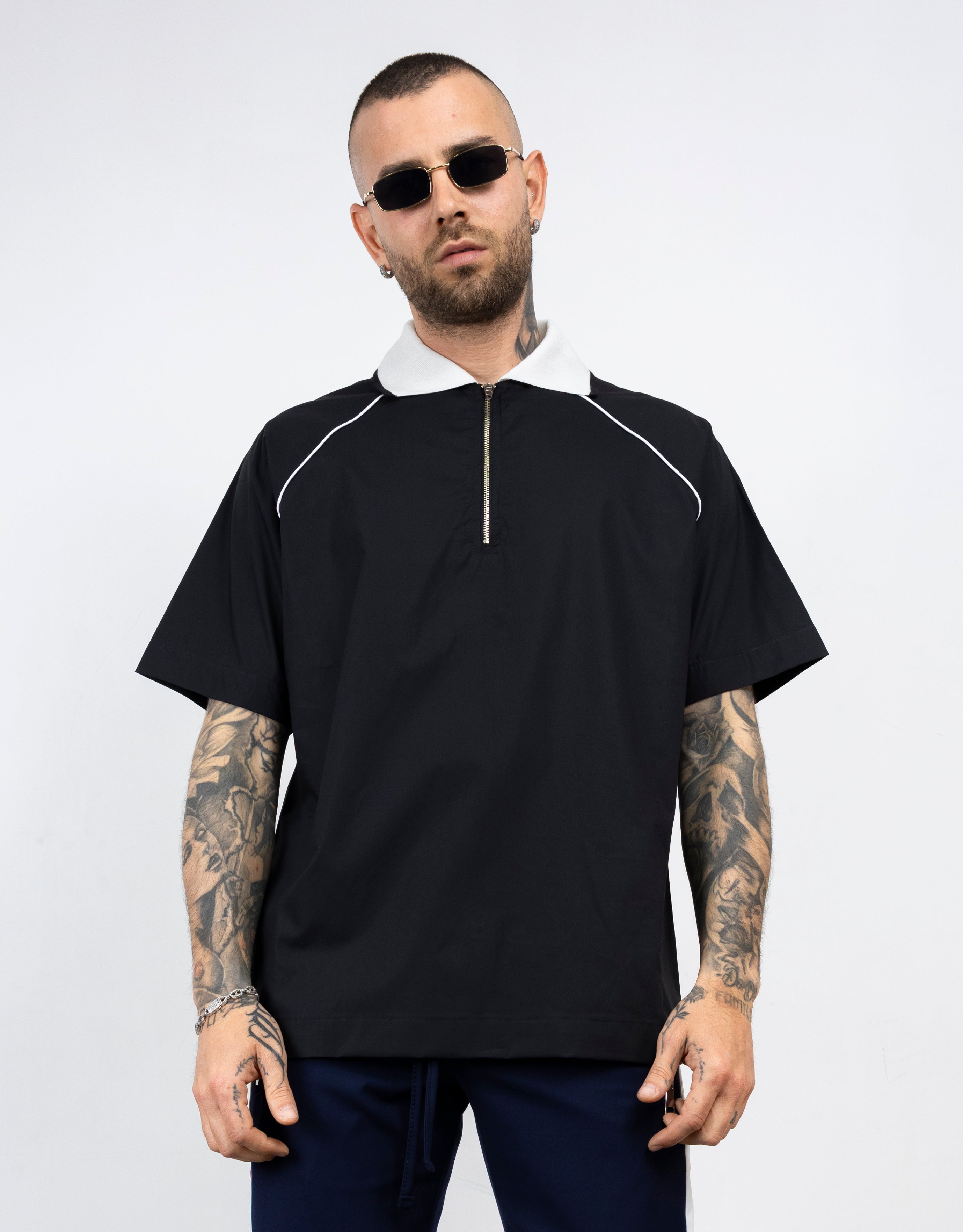 Polo profilo zip