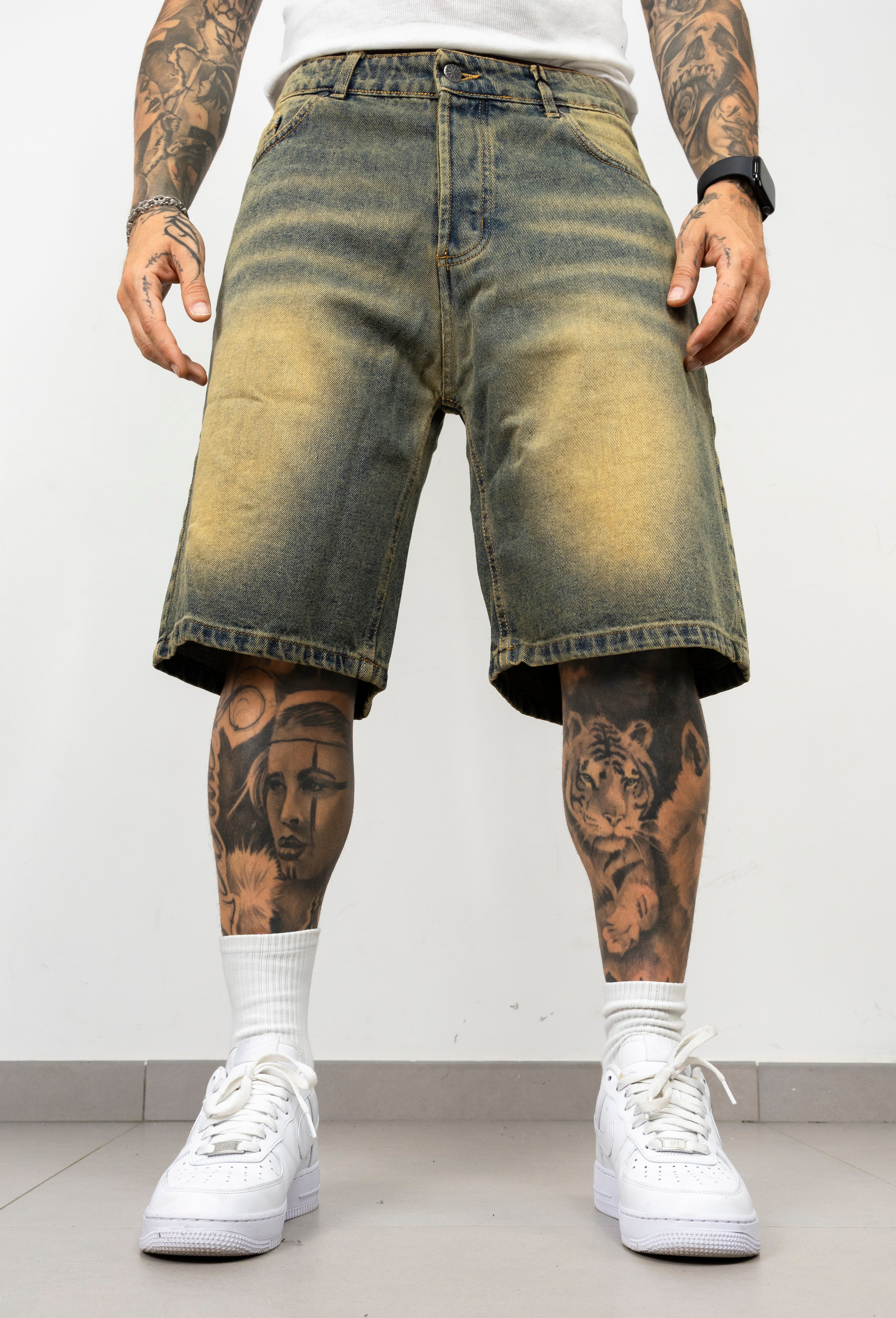 Bermuda Denim Vintage Wash Psalms