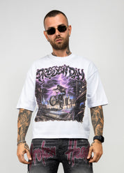 T-Shirt Crop Oversize Graphic
