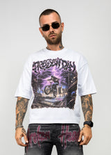 T-Shirt Crop Oversize Graphic
