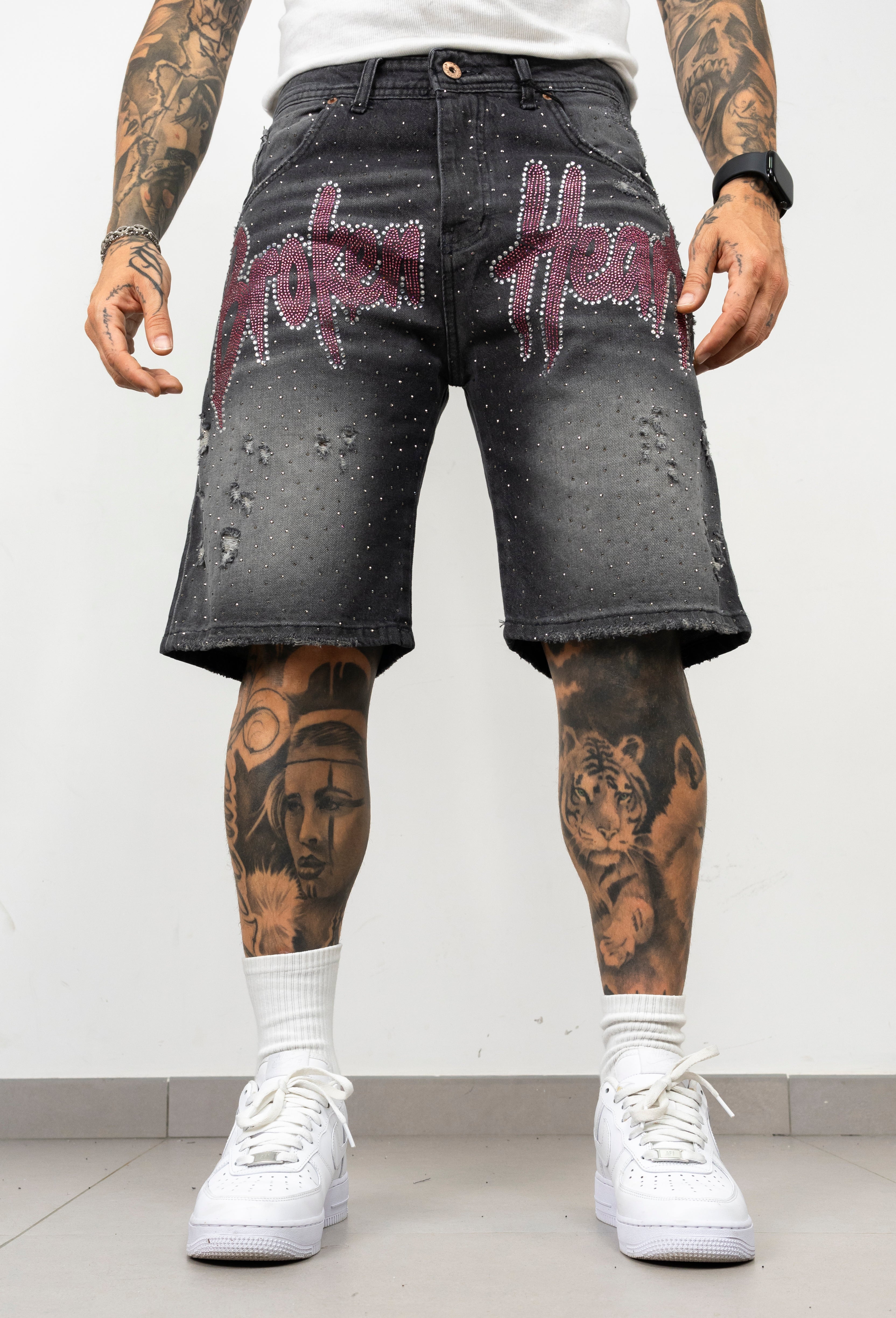 Bermuda Denim Black Crystal
