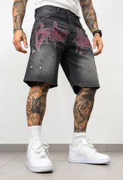 Bermuda Denim Black Crystal