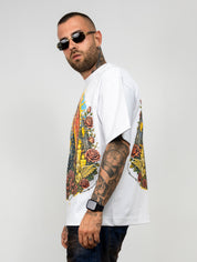 T-Shirt Oversize Graphic Fronte e Retro