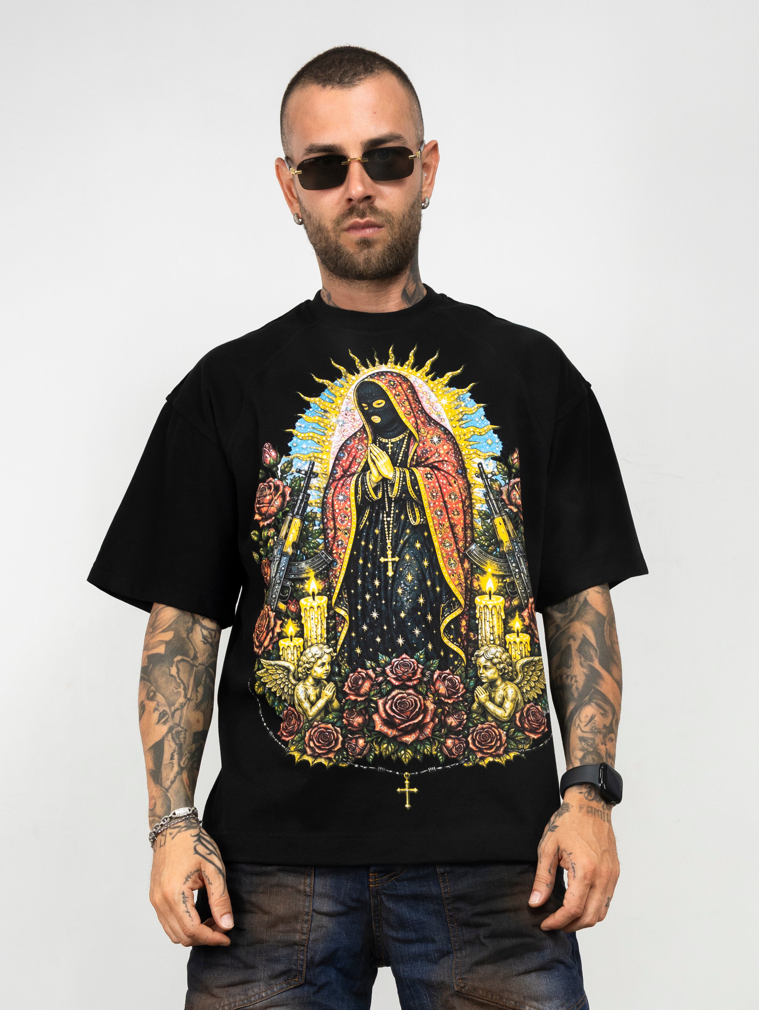 T-Shirt Oversize Graphic Fronte e Retro