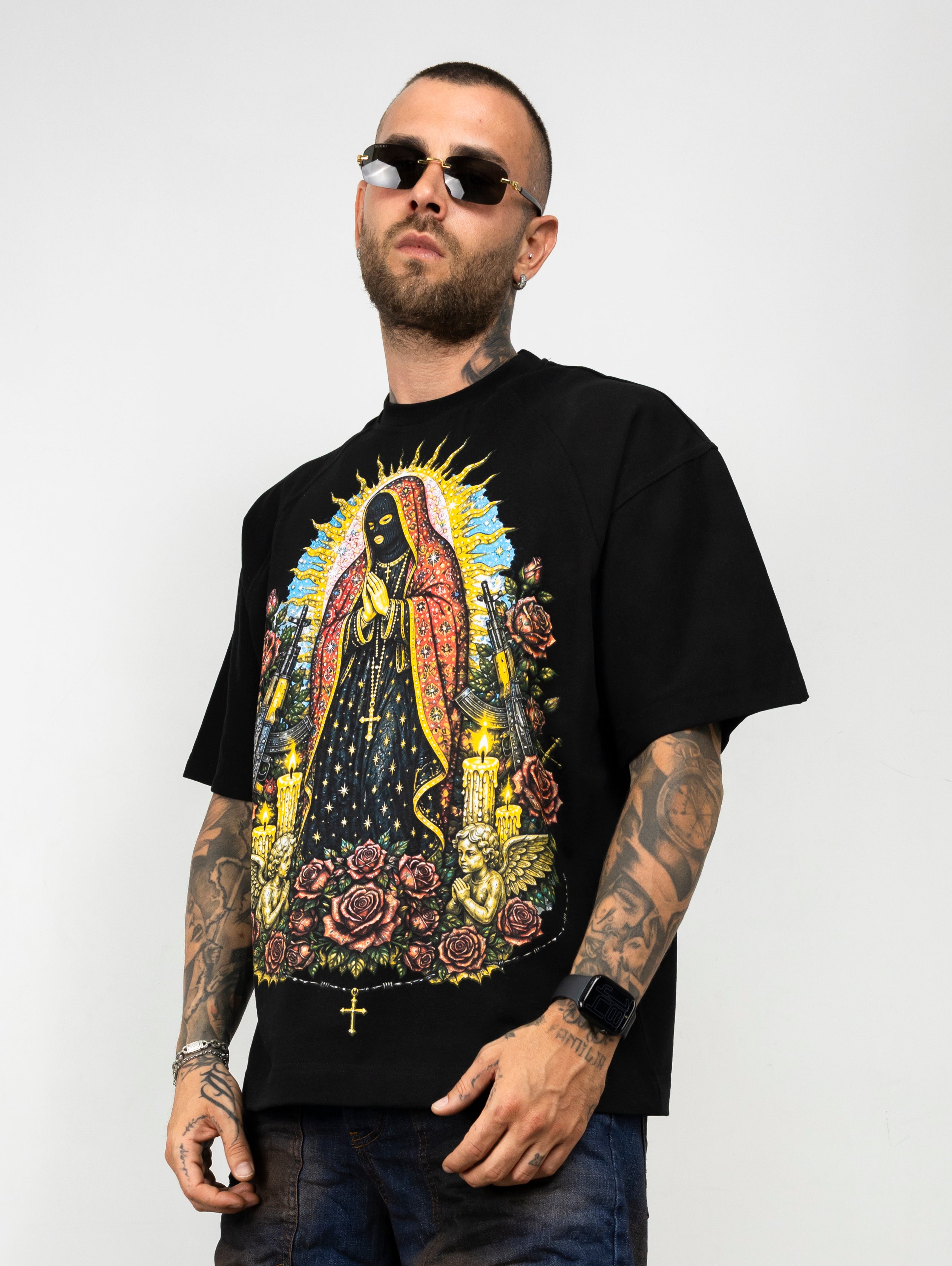 T-Shirt Oversize Graphic Fronte e Retro