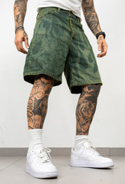 Bermuda Denim Cargo Flame