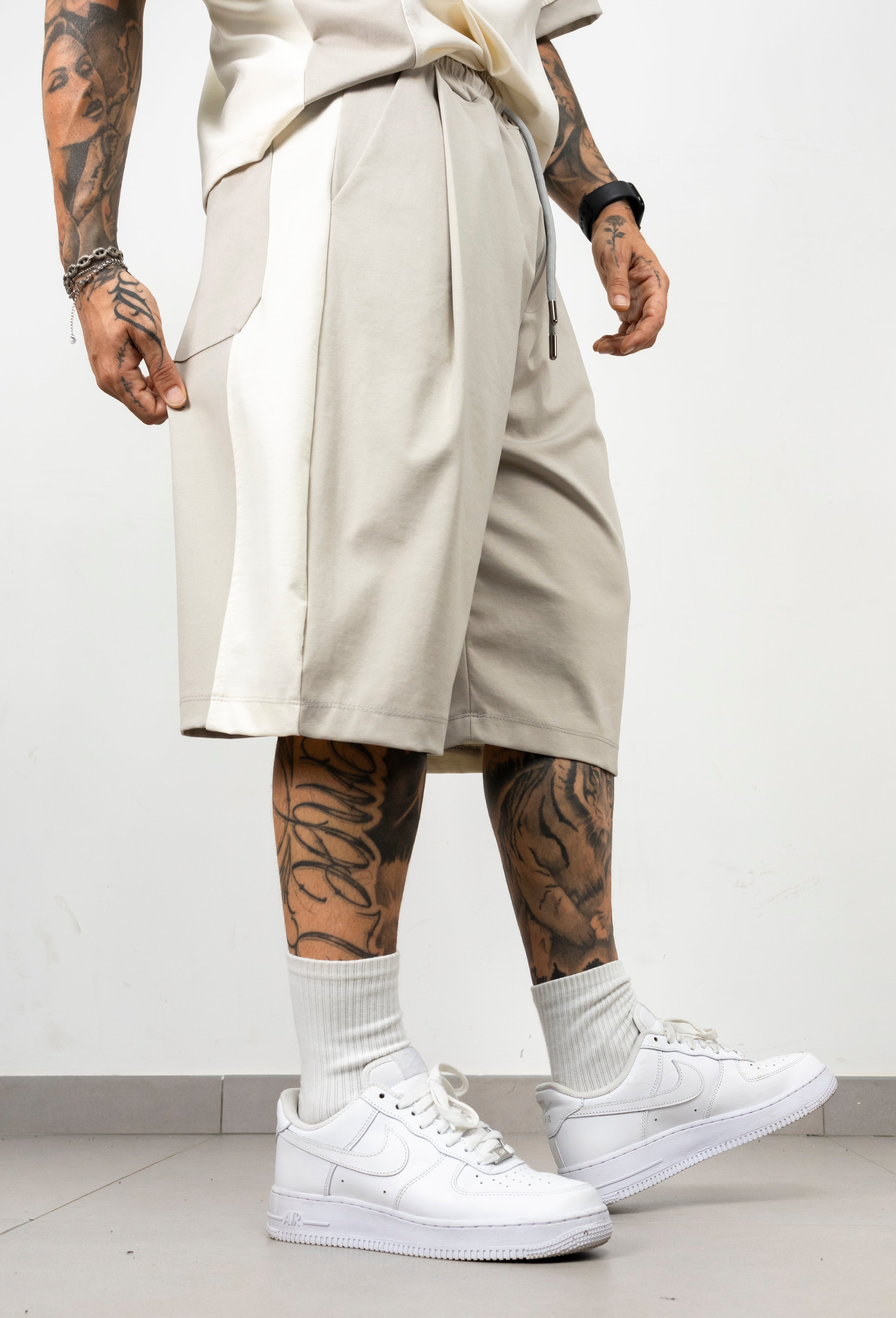 Coordinato Polo & Bermuda bicolor