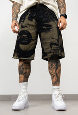Bermuda Denim Stampa face Dependencia