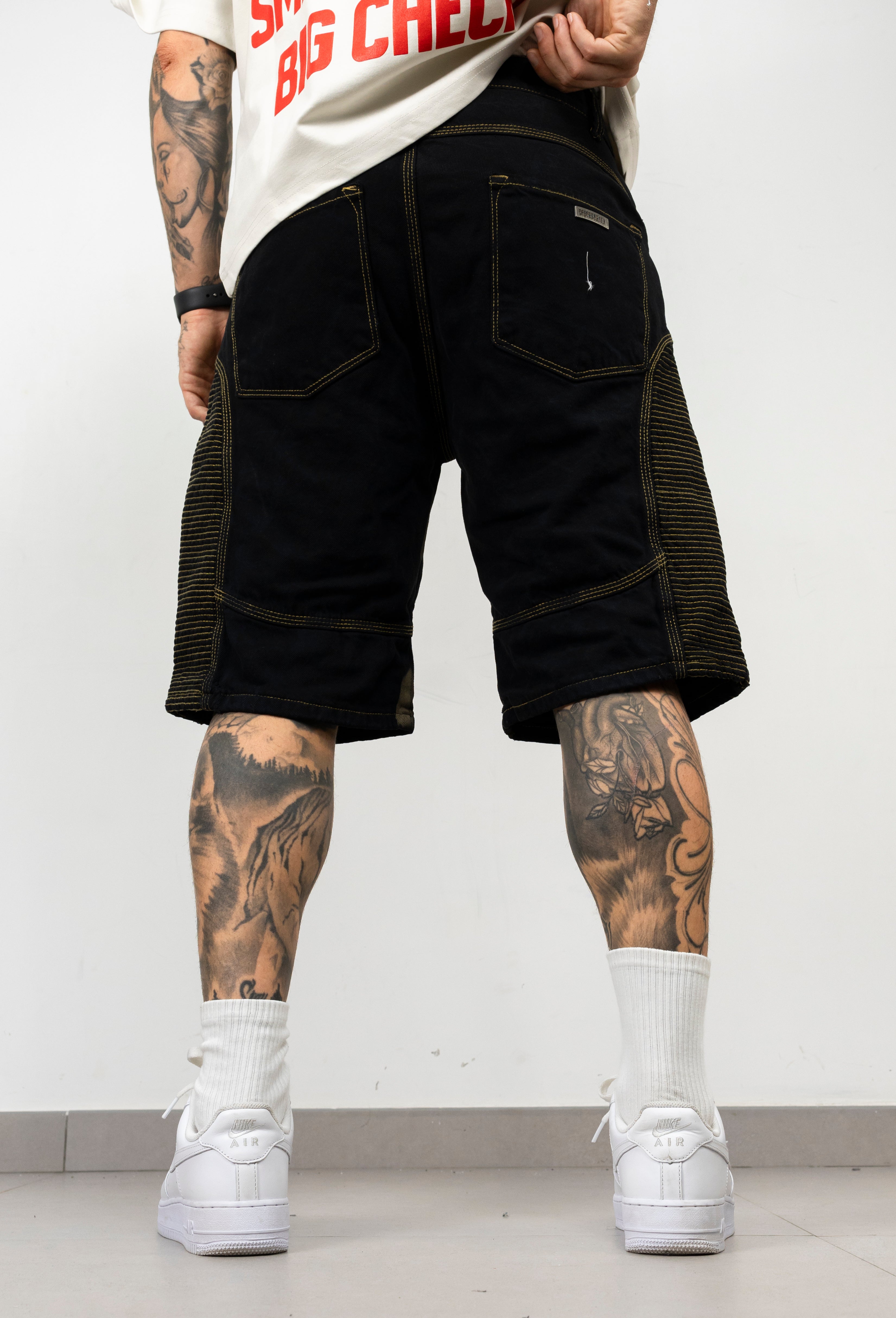 Bermuda Denim Stampa face Dependencia