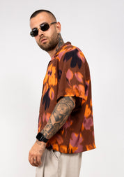 Camicia Fantasia Floreale BLCK