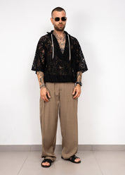 T-shirt in pizzo