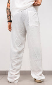 Pantalone in Lino. BLCK