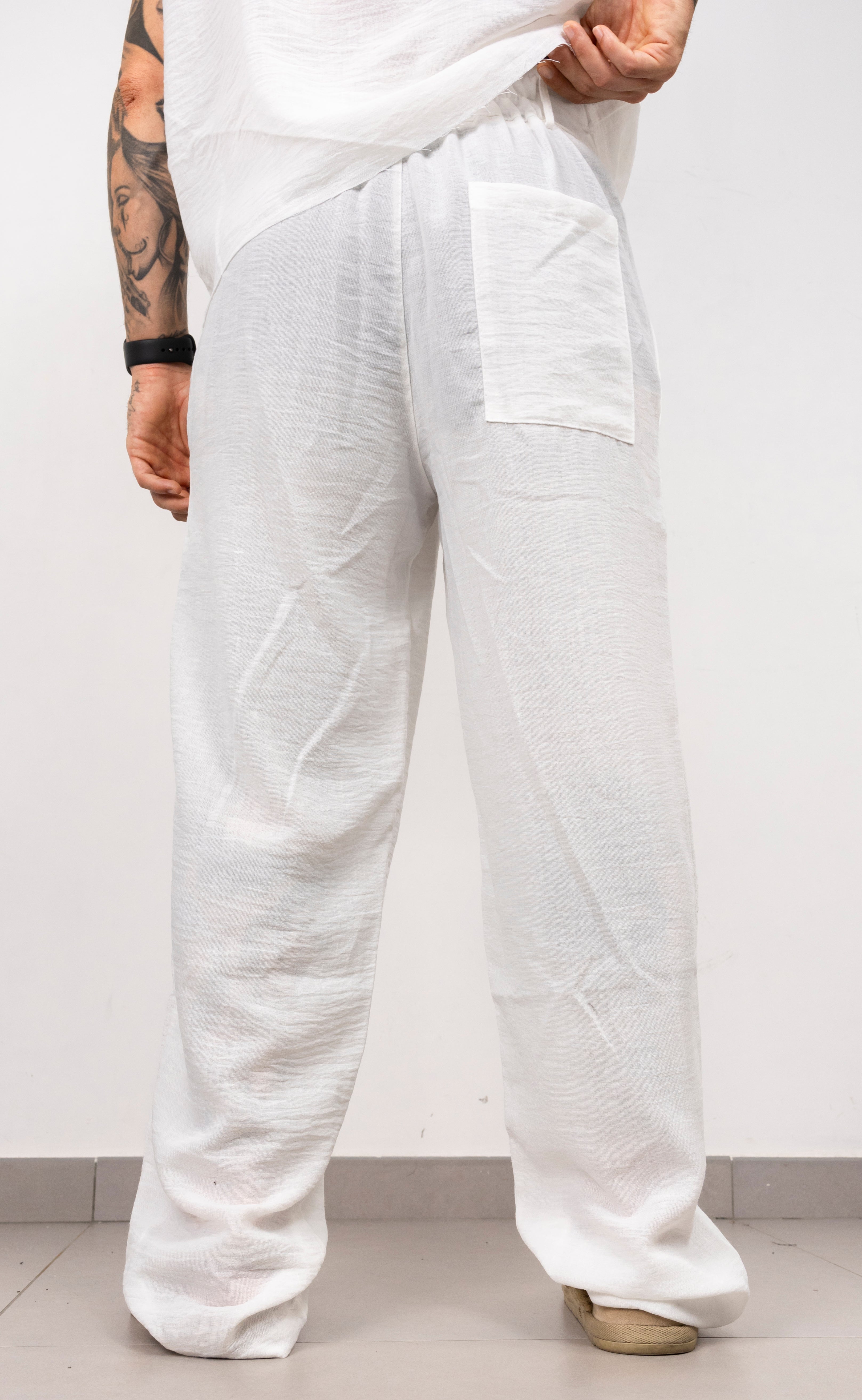 Pantalone in Lino. BLCK