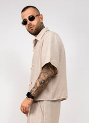 Coordinato in Lino con Chiusura a Nodo. BLKC