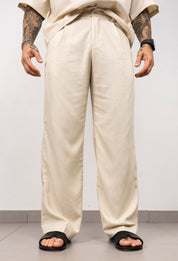 Coordinato lino camicia e pantalone