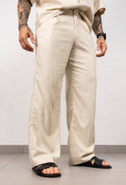 Coordinato lino camicia e pantalone