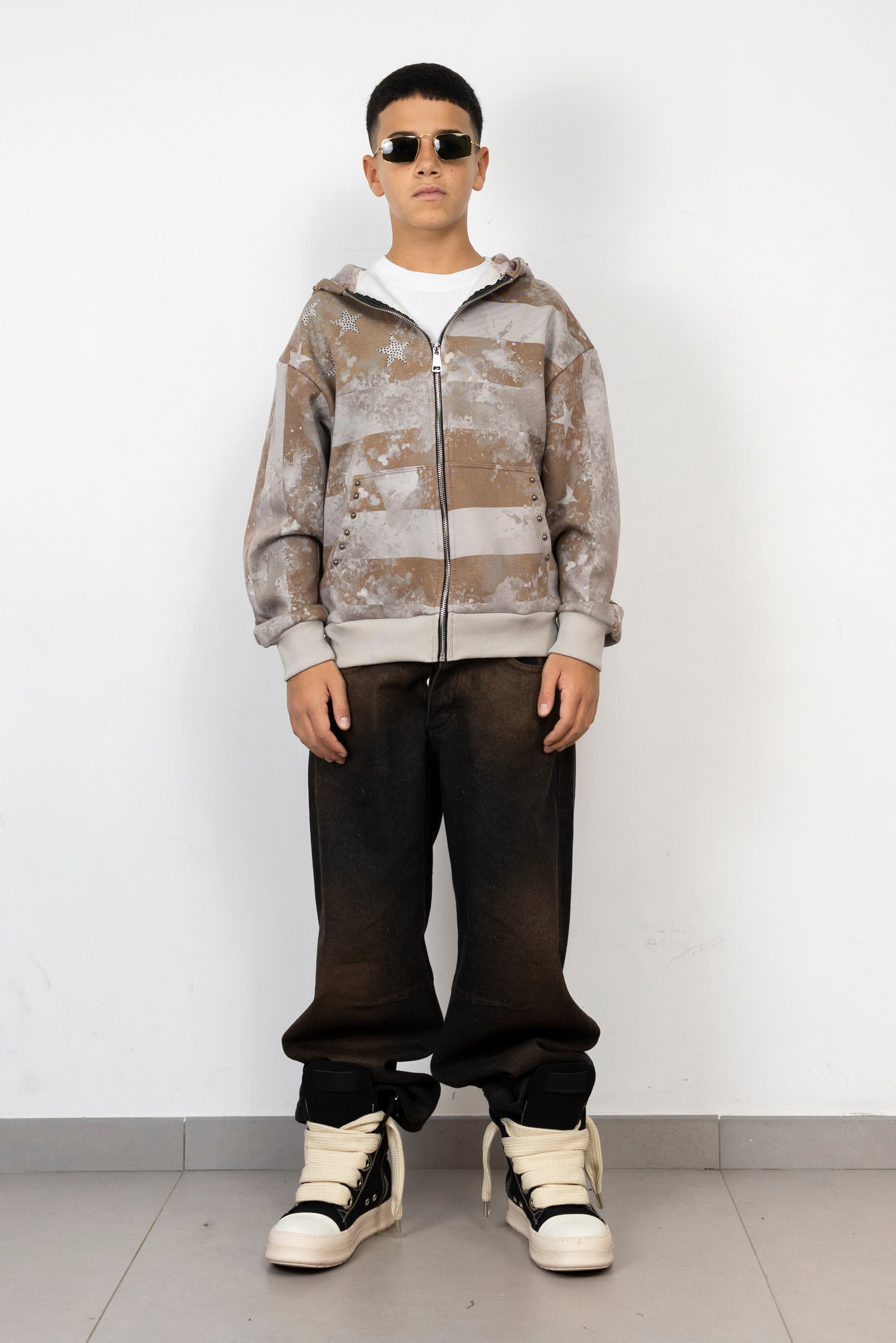 Felpa Zip America Star Junior