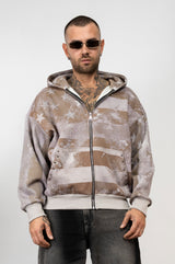 Felpa Zip America Star
