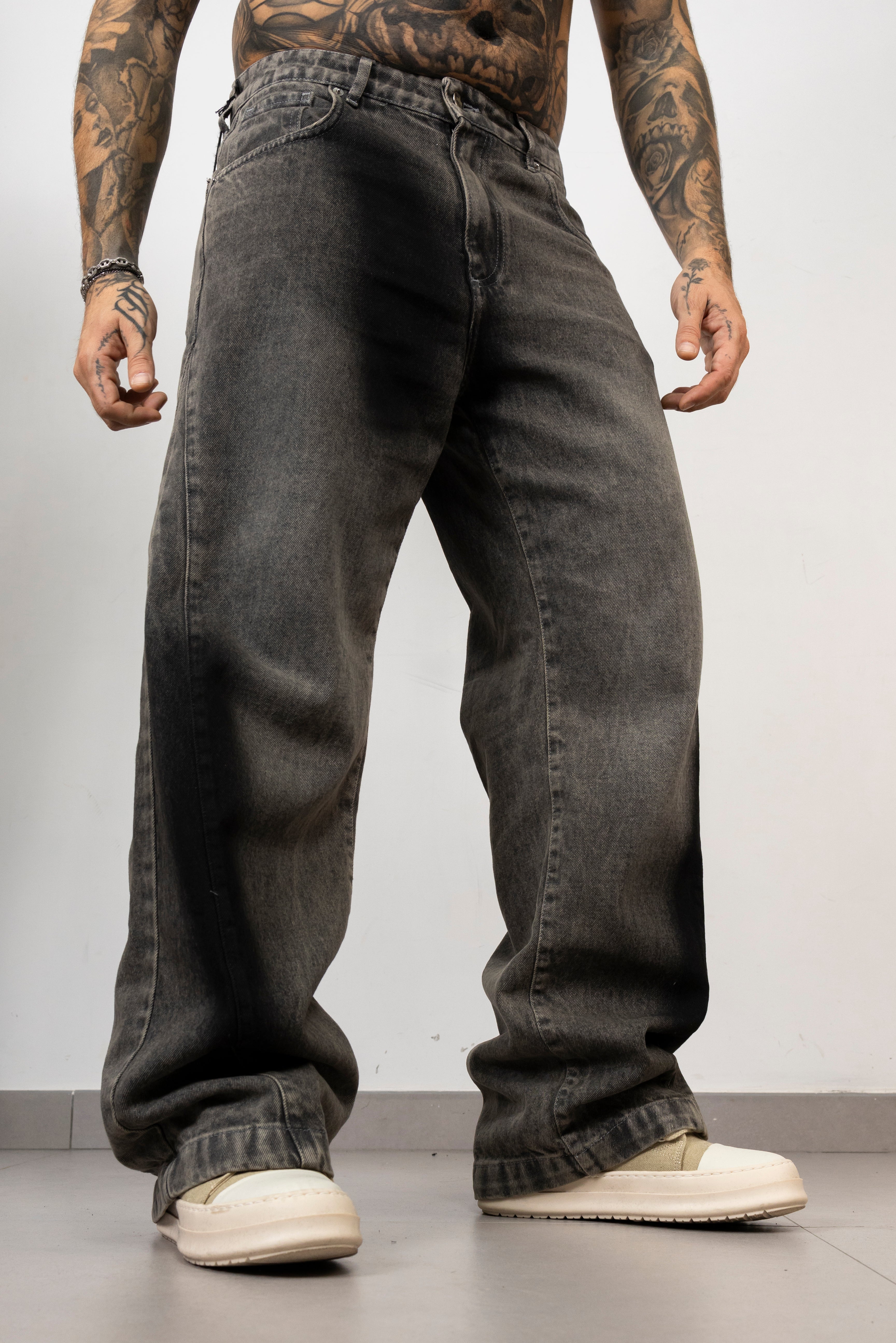 Baggy Print Gray