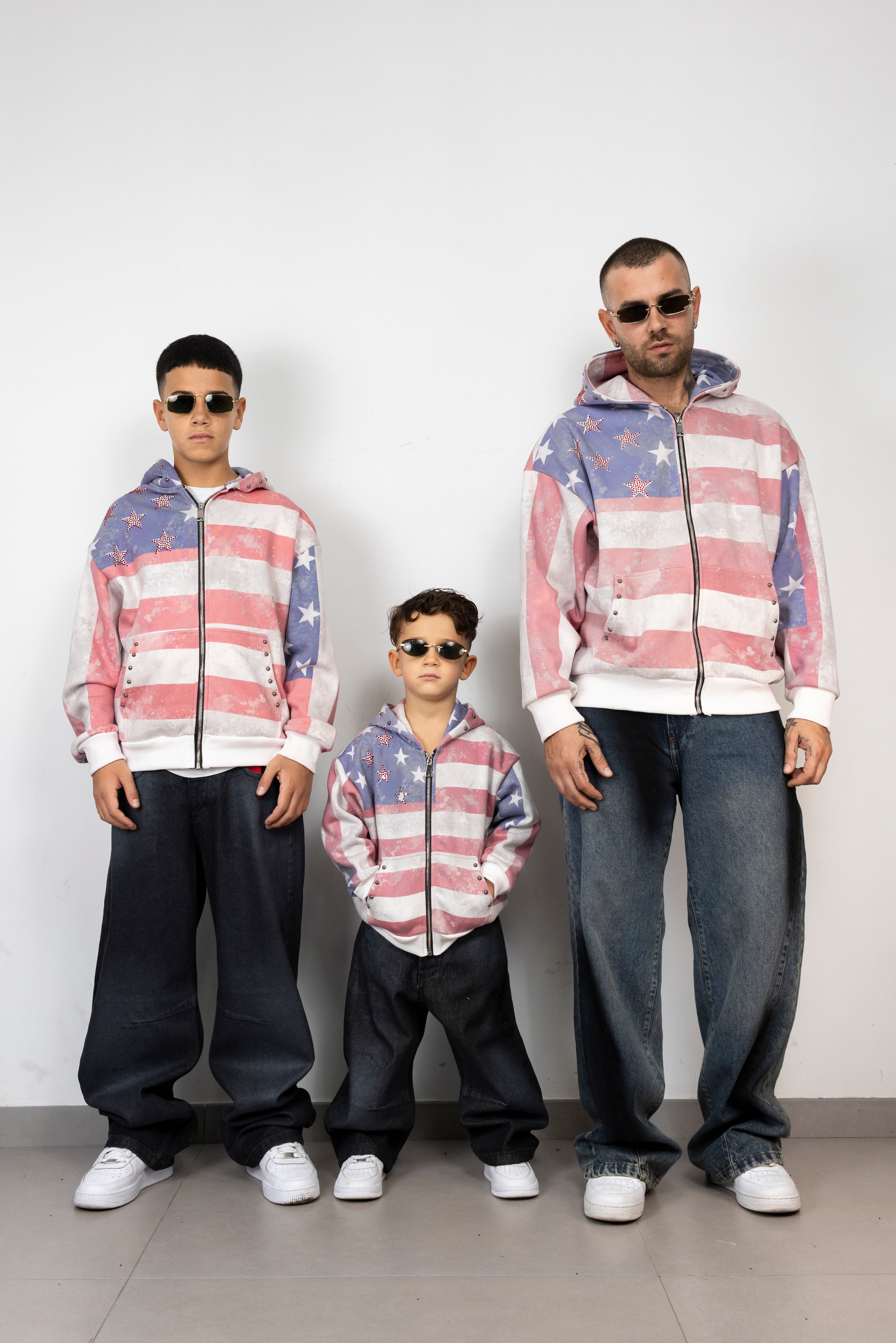 Felpa Zip America Star Junior
