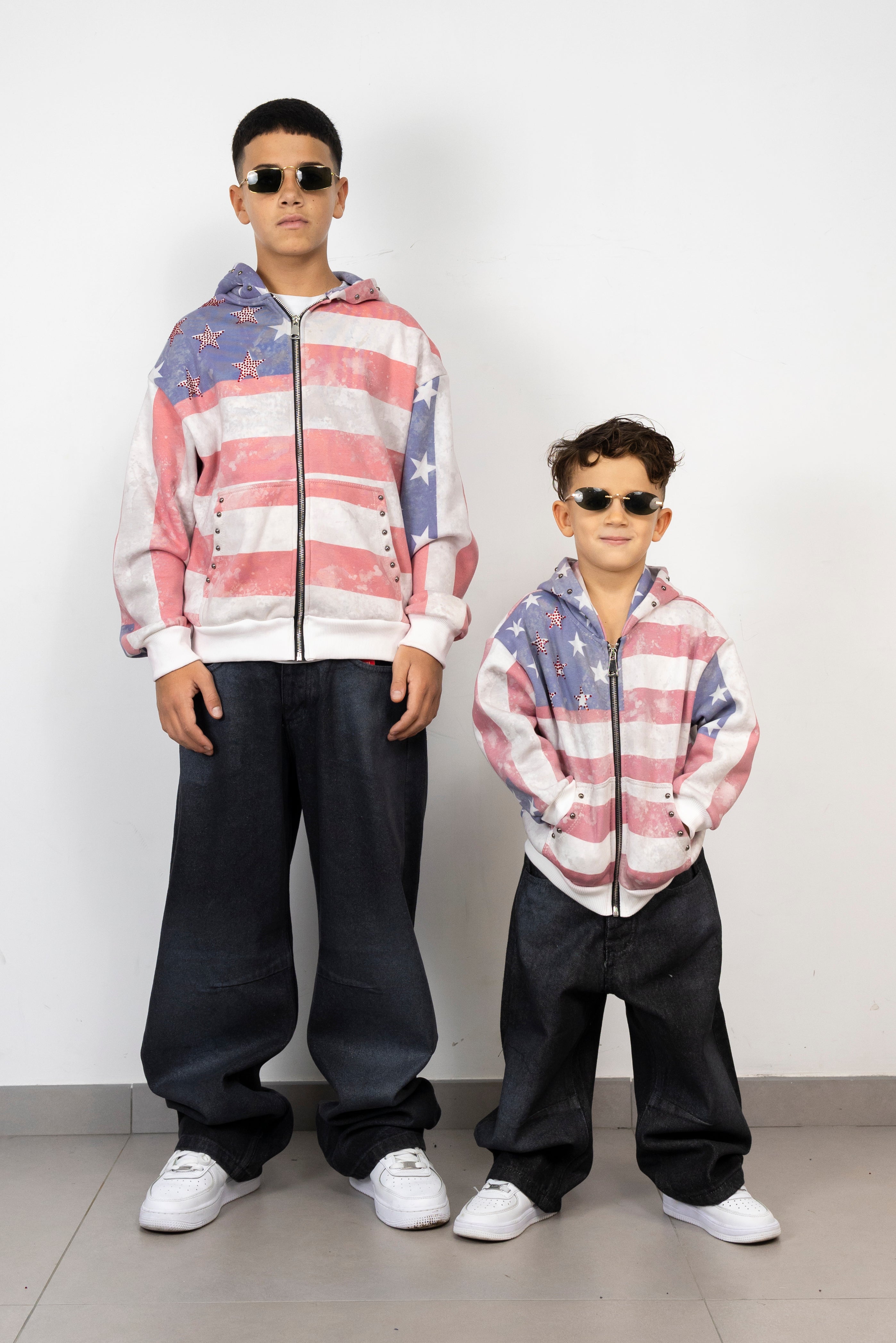 Felpa Zip America Star Junior