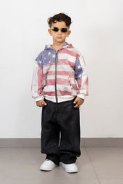 Felpa Zip America Star Junior