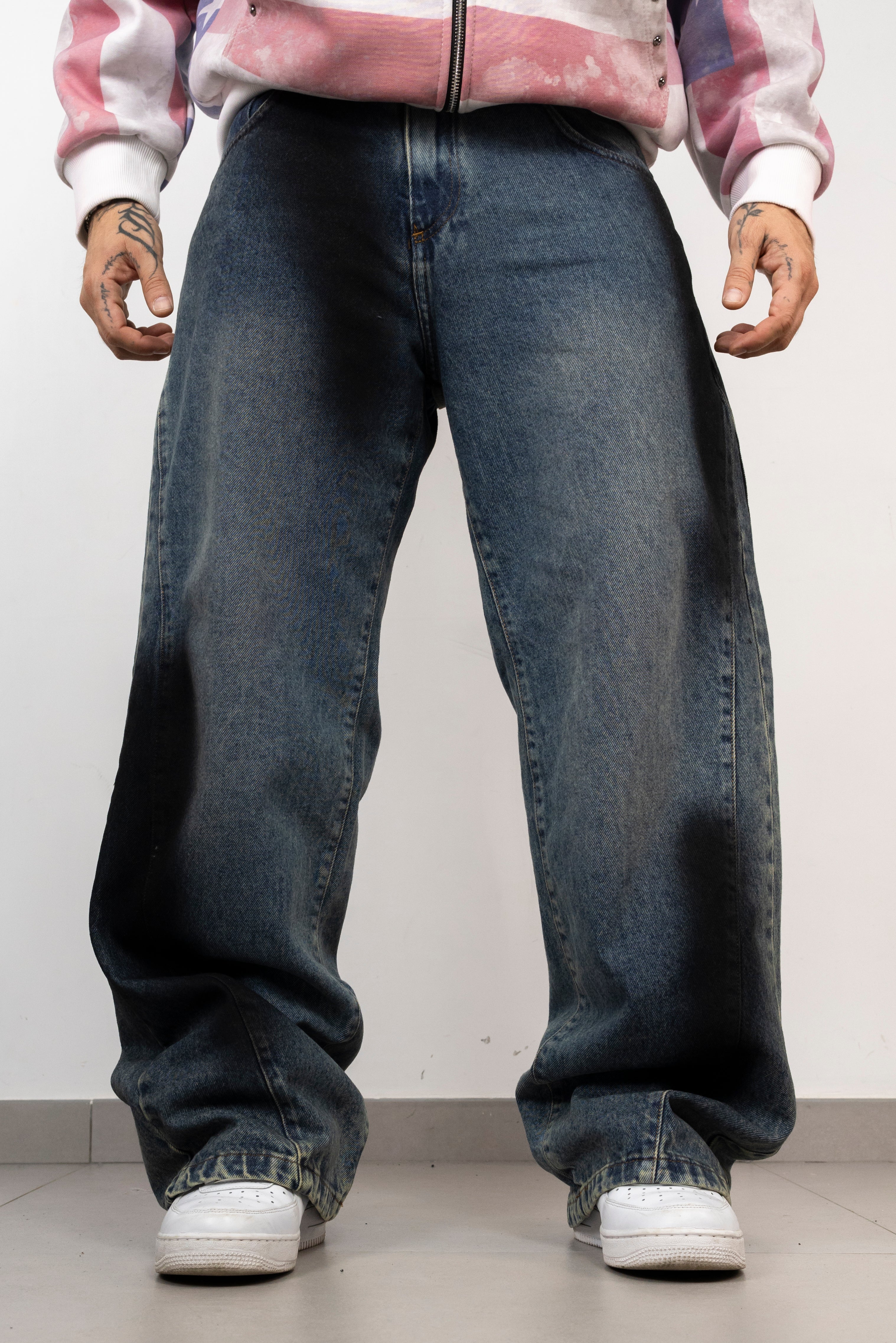 Baggy Print Blue