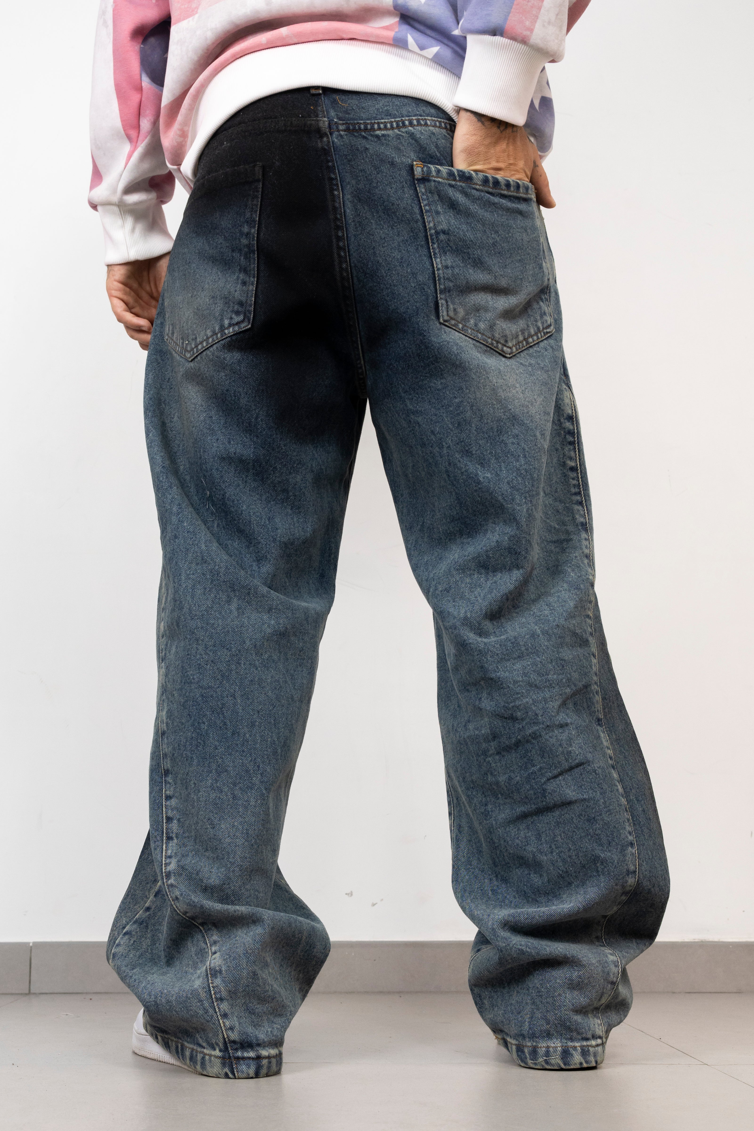 Baggy Print Blue