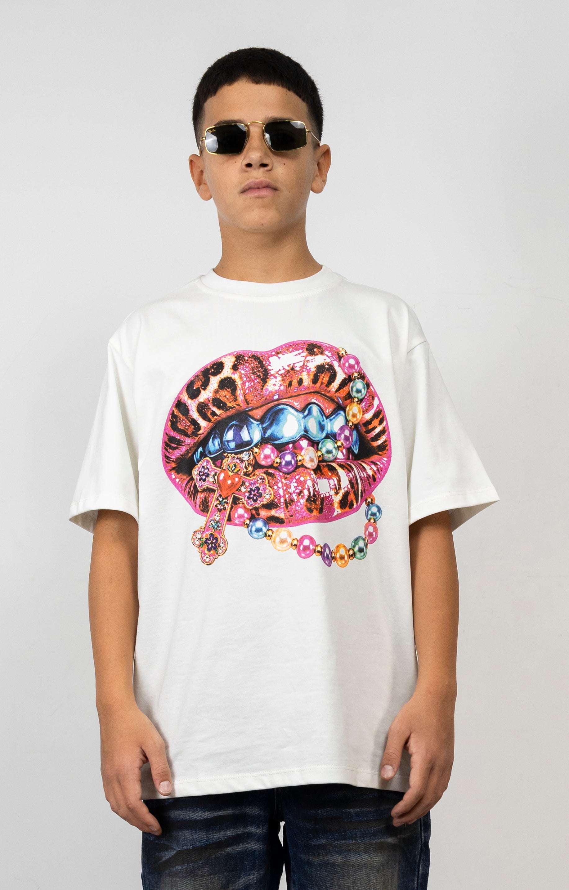 T-Shirt Diamond Lips Junior