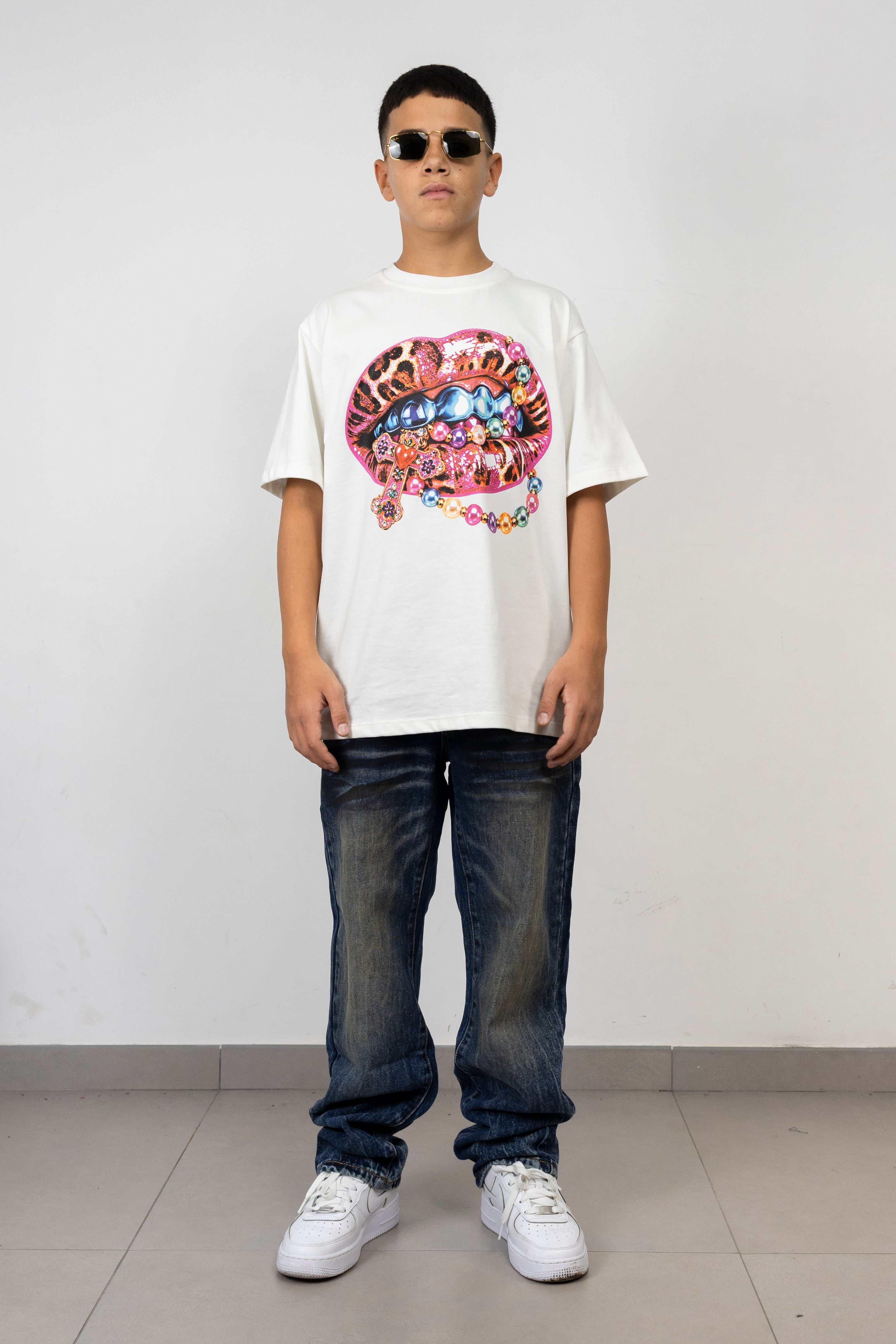 T-Shirt Diamond Lips Junior