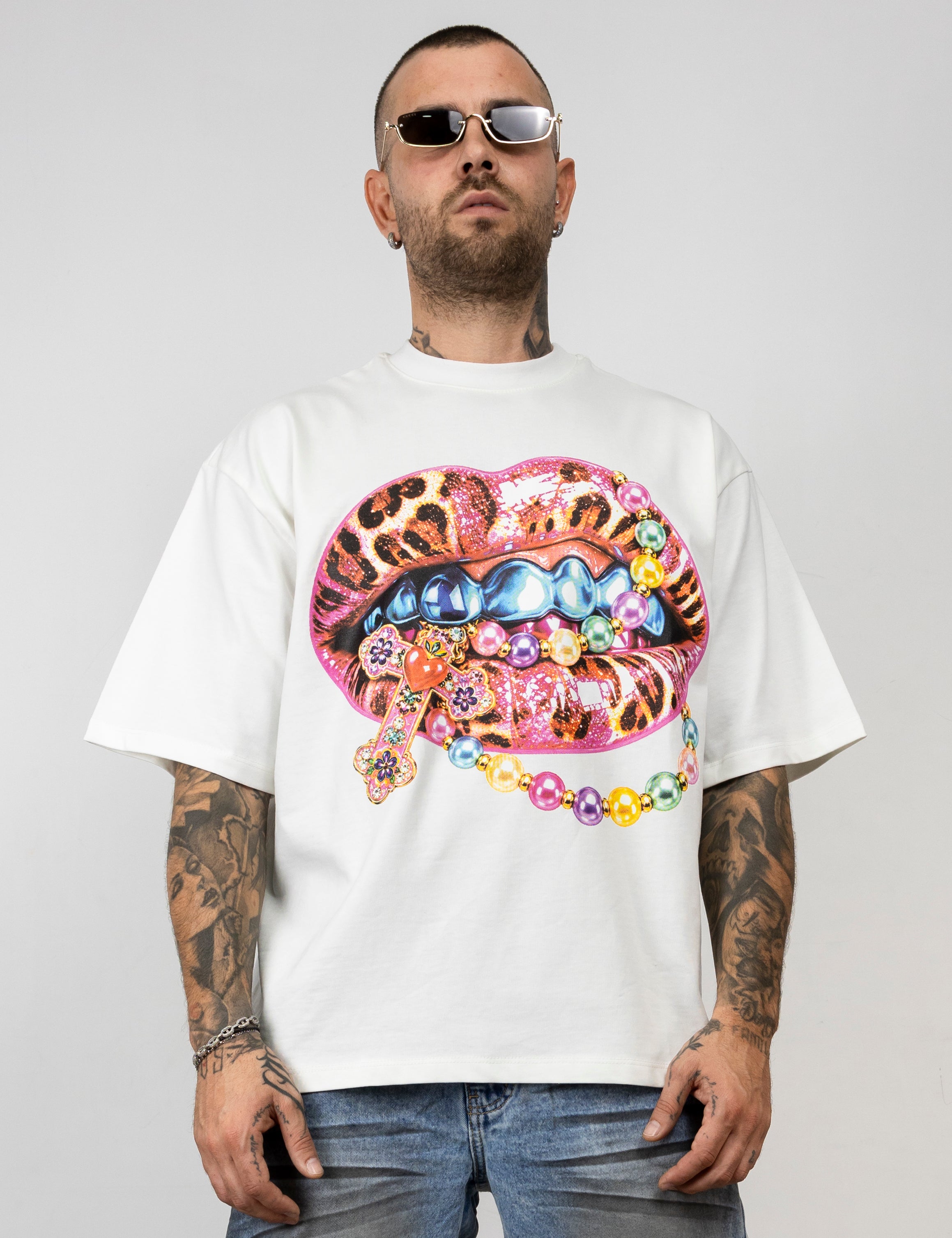 T-Shirt Diamond Lips Man
