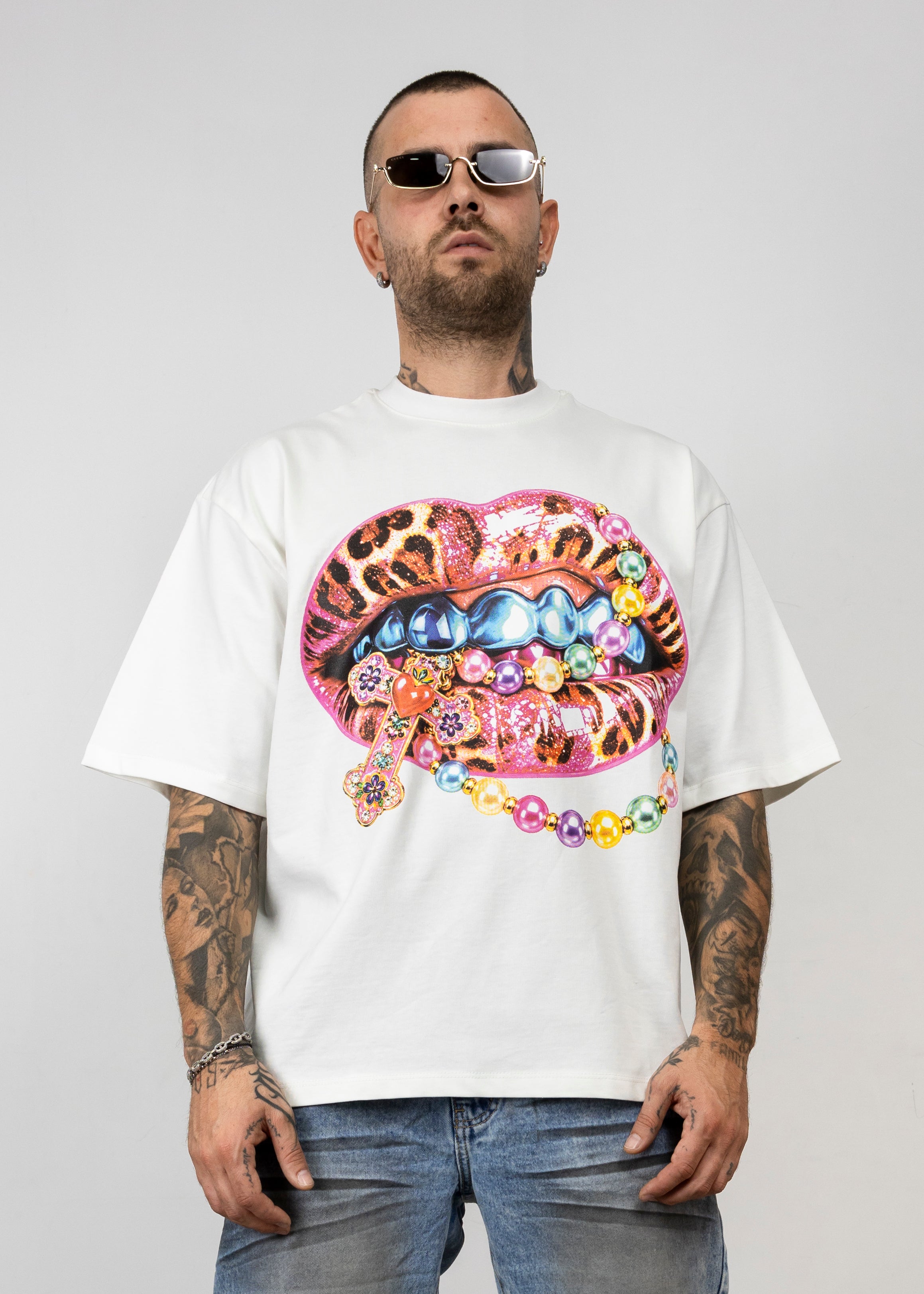 T-Shirt Diamond Lips Man