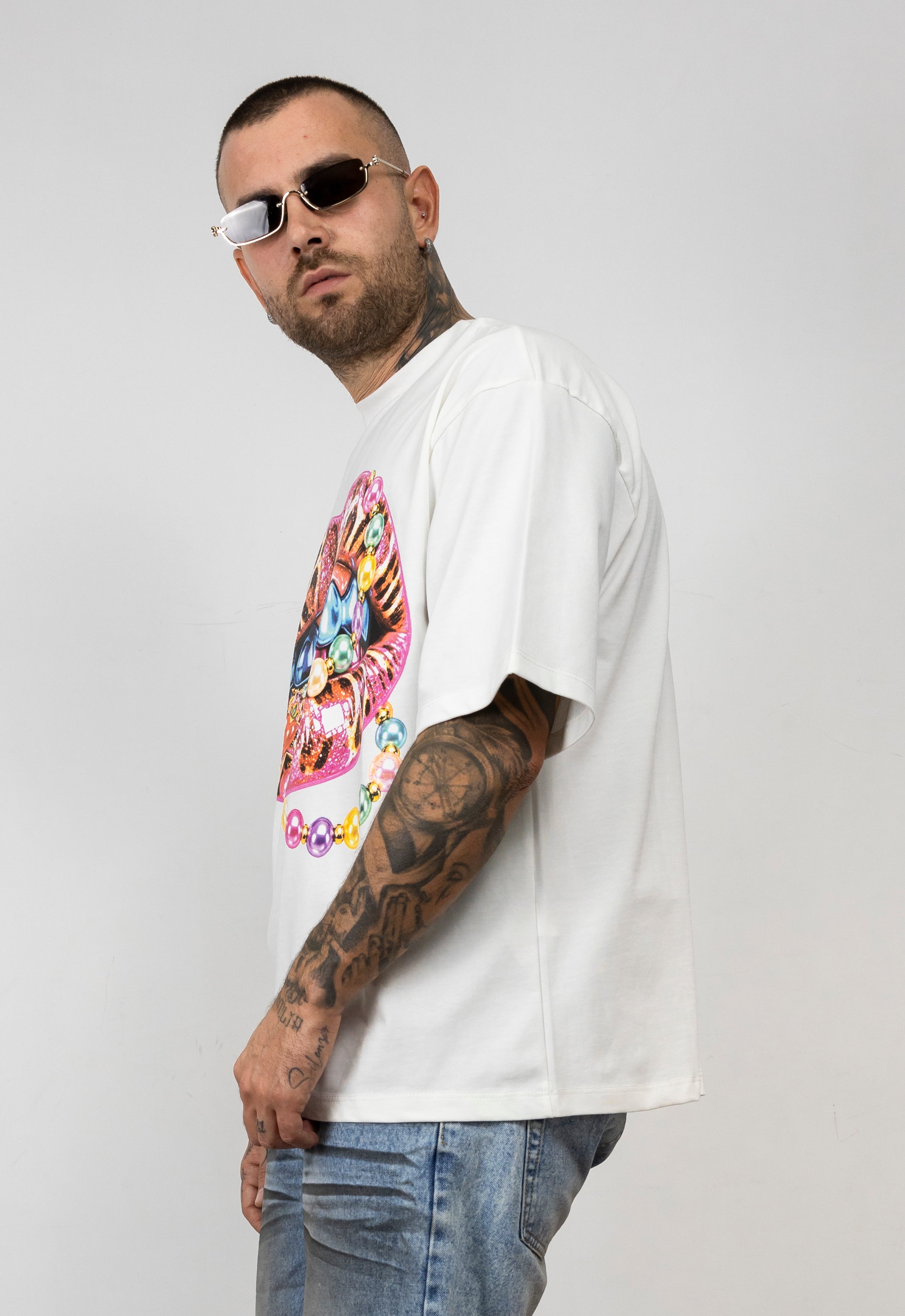 T-Shirt Diamond Lips Man