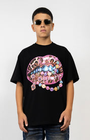 T-Shirt Diamond Lips Junior