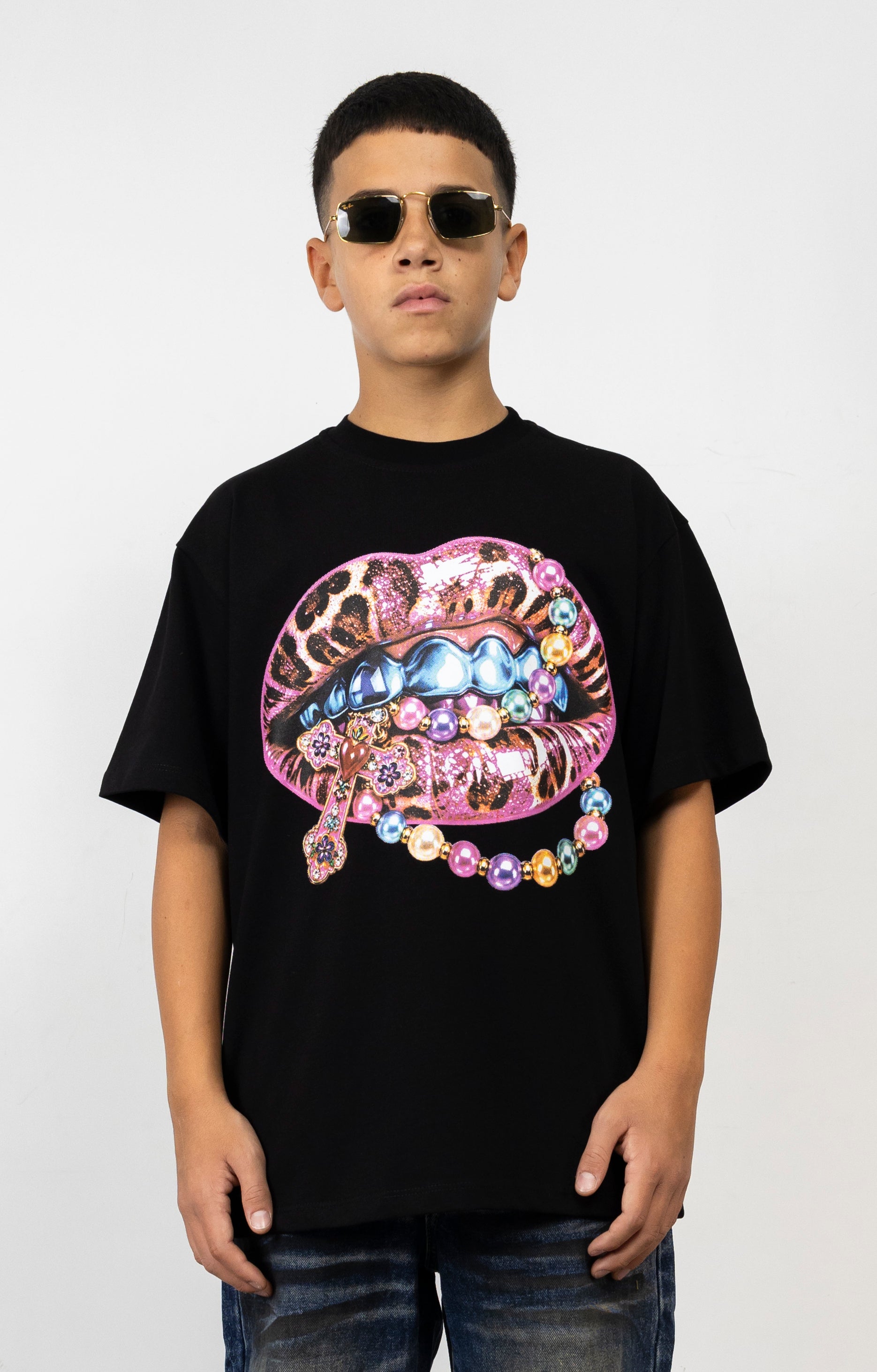 T-Shirt Diamond Lips Junior