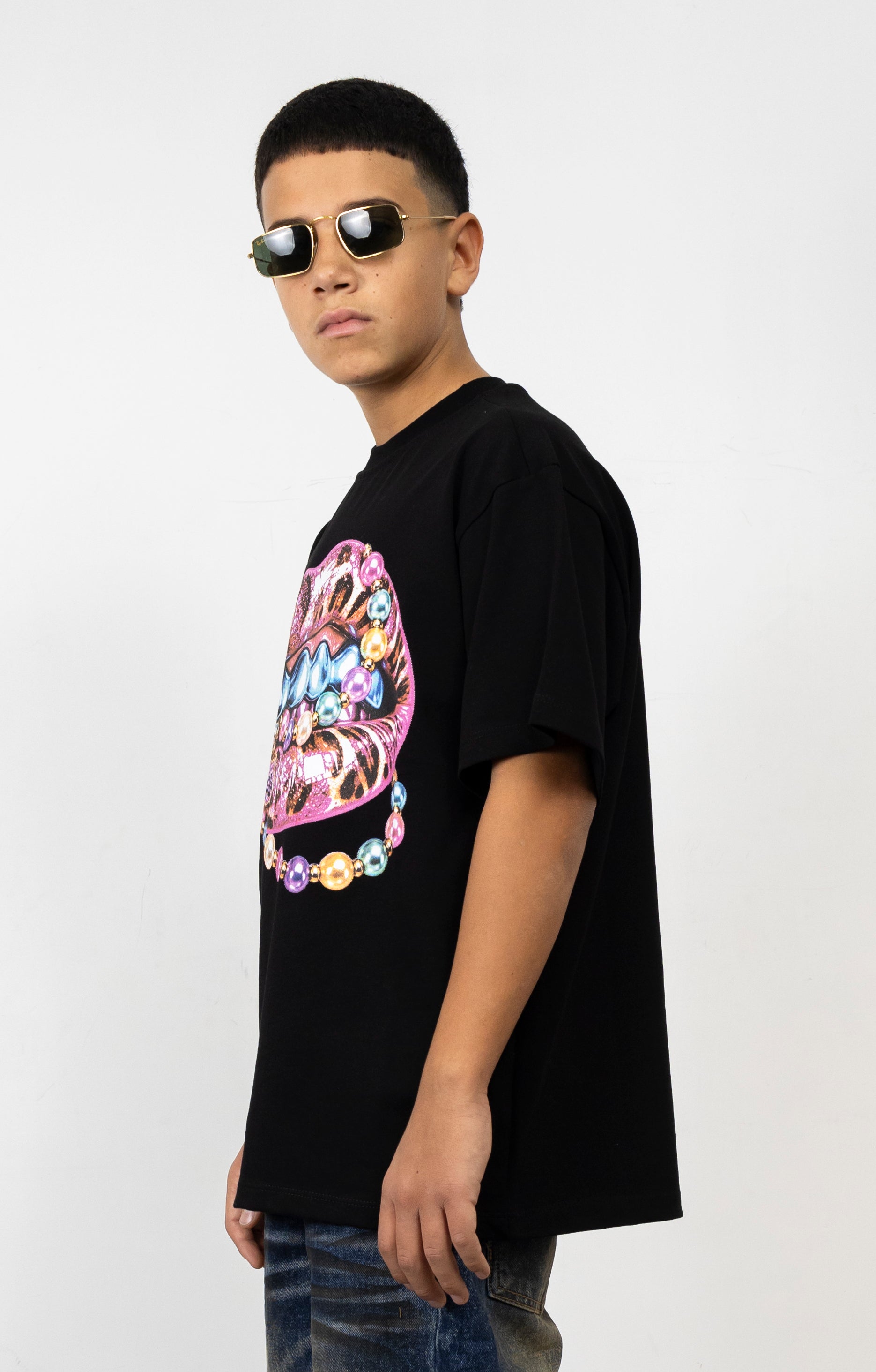 T-Shirt Diamond Lips Junior