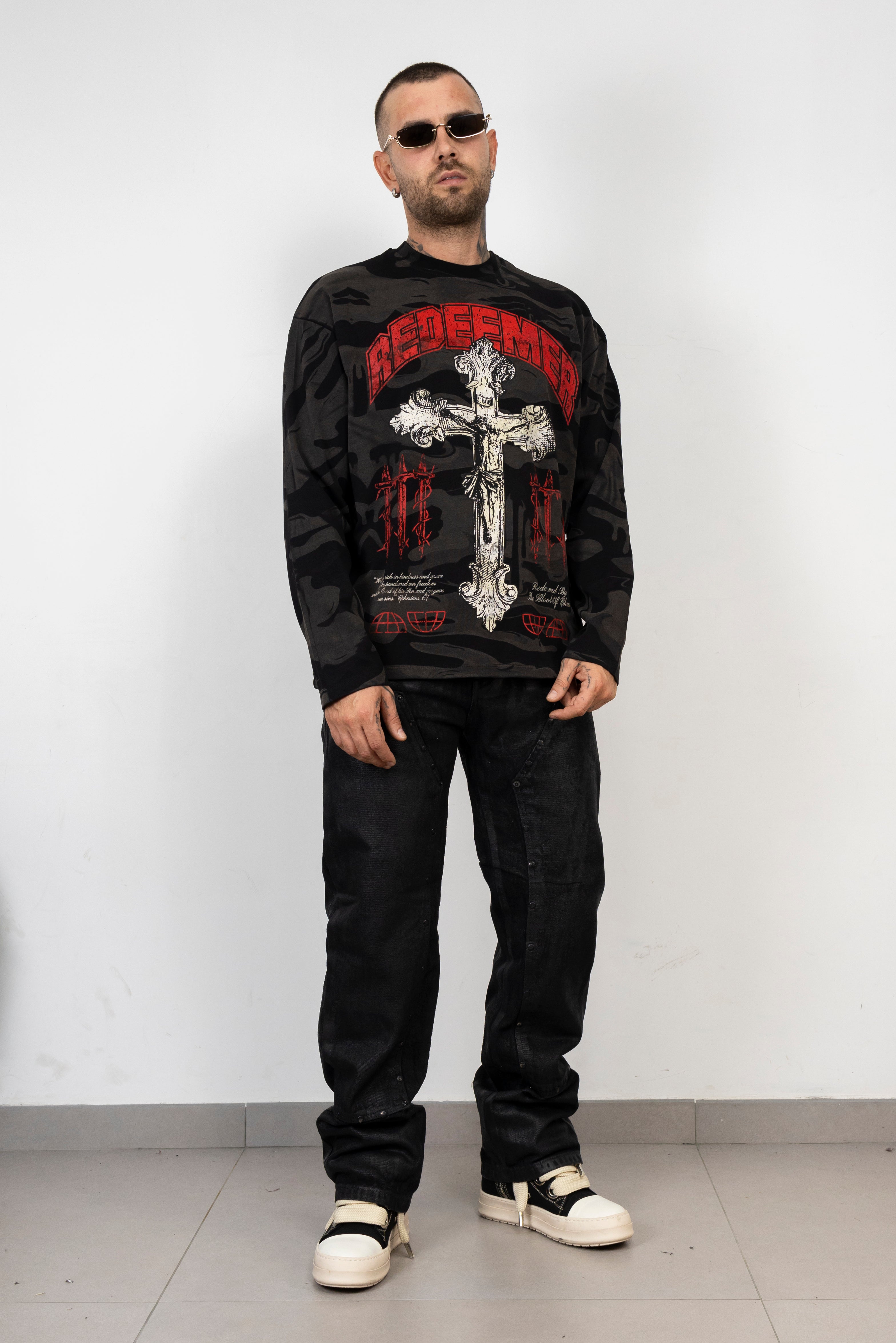 Long Sleeve Mimetic Croce